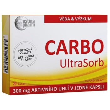 Astina CARBO UltraSorb 300mg cps.20