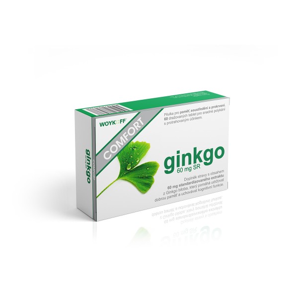 Woykoff ginkgo COMFORT 60 mg 60tbl