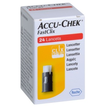 Accu Chek Fastclix lancets 24ks