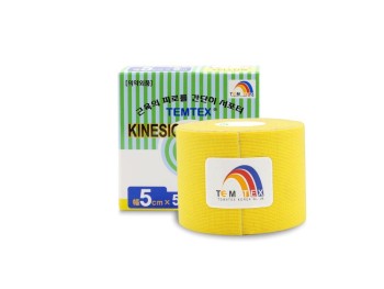 Temtex kinesio tape Classic žlutá 5cm x 5m