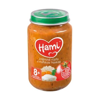 Hami Krémové rizoto s mořskou treskou 200g 8M+