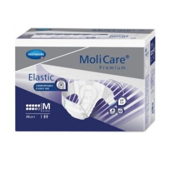 MOLICARE ELASTIC 9kap M 26ks(MoliCare Elastic M)