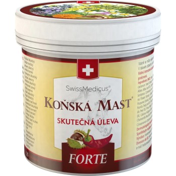 Swissmedicus Koňská mast Forte - hřejivá 250ml