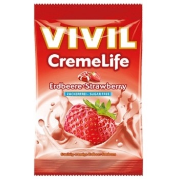 Vivil Creme life Jahoda bez cukru 110g