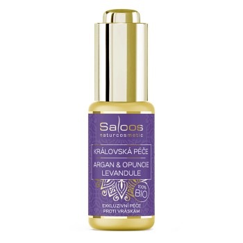 Saloos Královská péče Argan & Opuncie + Levandule BIO 20ml