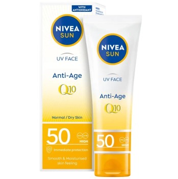 Nivea Sun pleťový krém na opalování proti vráskám Q10 OF50 50ml