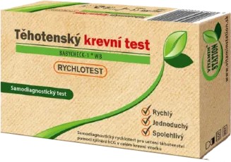 VITAMIN STATION Rychlotest Těhotenský krevní test