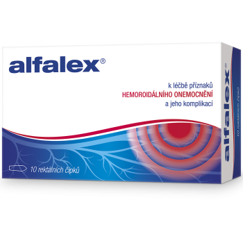 Alfalex rektální čípek 10x2.5g