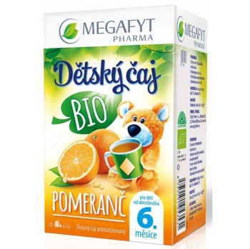 Megafyt Dětský čaj Pomeranč BIO 20x2g