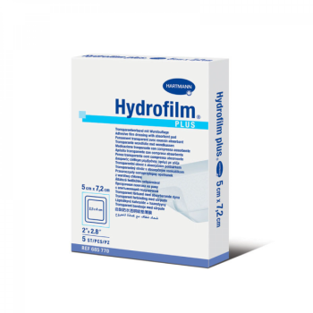 Náplast fixační HYDROFILM PLUS 5x7.2cm 5ks