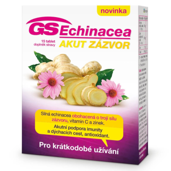GS Echinacea Akut zázvor 15 tablet