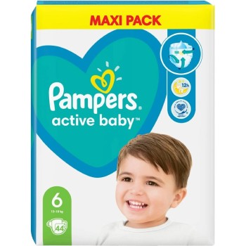 Pampers Active Baby 6 plenk.kalhotky 13-18kg 44ks