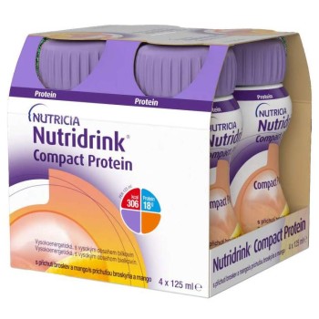 Nutridrink Compact Protein př.brosk/mango 4x125ml