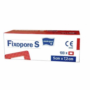 Fixopore S sterilní náplast 5x7.2cm 100ks