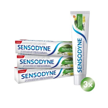 Sensodyne zubní pasta Herbal Fresh 3 x 75ml