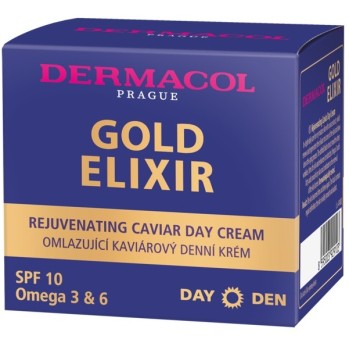 Dermacol Gold Elixir omlazující kaviárový denní krém 50ml