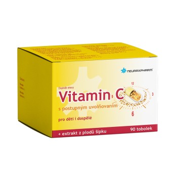 Vitamin C s postupným uvolňováním 90tob