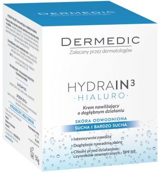 Dermedic H3 Hluboce hydratační denní krém SPF15 50g