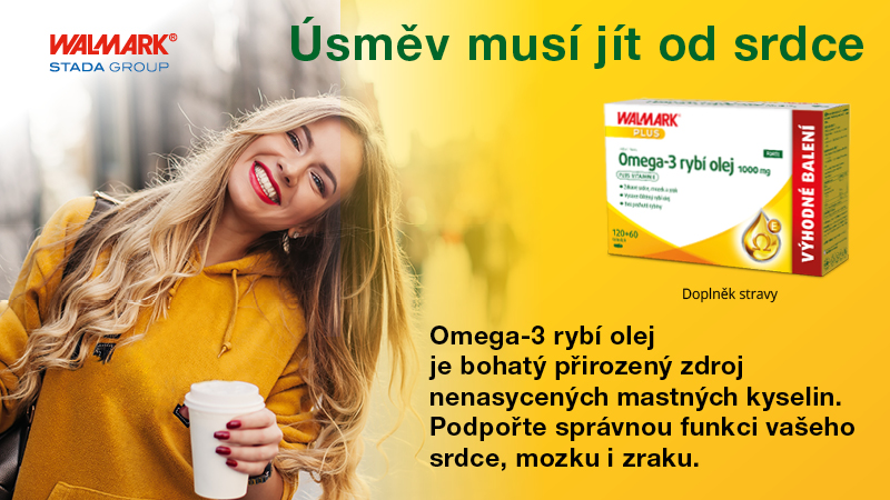 Walmark Omega-3 rybí olej FORTE 1000mg 120+60 tbl. Foto 1