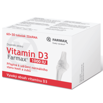 Farmax Vitamin D3 1000IU 90 tobolek