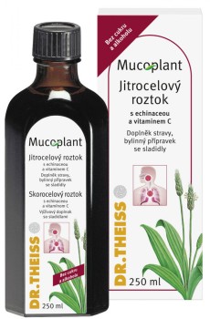 Mucoplant Jitrocelový roztok bez cukru 250ml