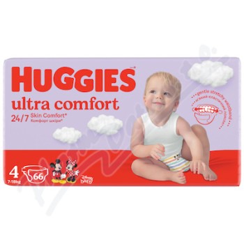 HUGGIES Ultra Comfort vel.4 7-18kg 66ks