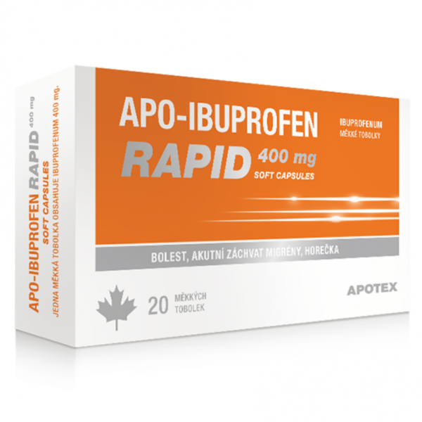 ApoIbuprofen Rapid 400mg cps.mol.20x400mg I EUC Lékárna