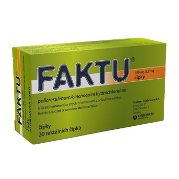 Faktu 100mg/2.5mg sup.20