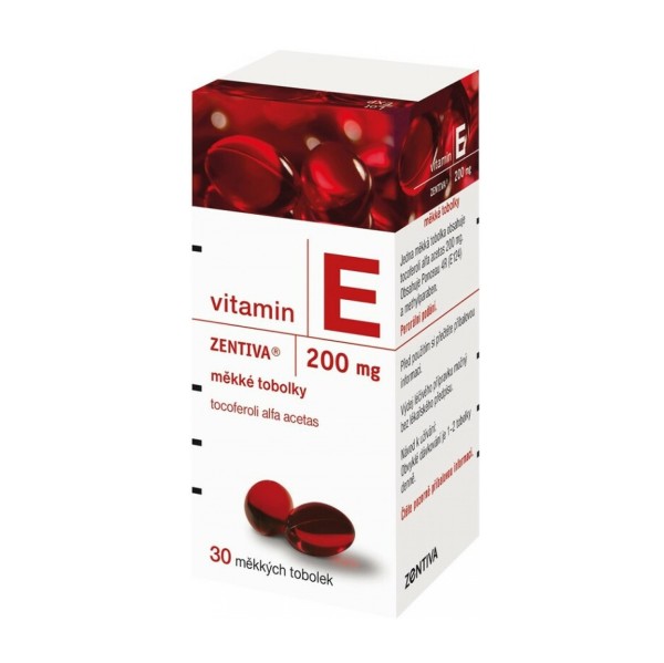 Vitamin E 200 Zentiva por.cps.mol.30x200mg