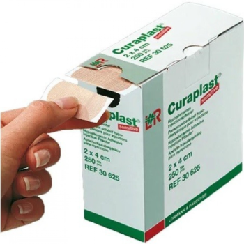 Náplast poinjekční Curaplast sensitiv 2x4cm 250ks