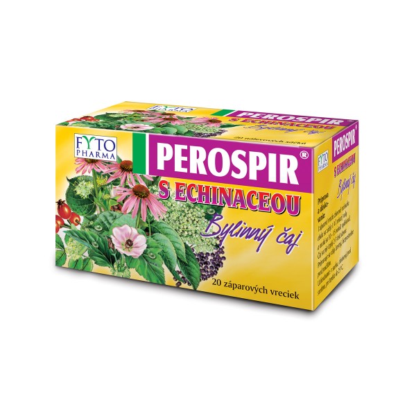 Fytopharma PEROSPIR® bylinný čaj s echinaceou 20 x 1,5g