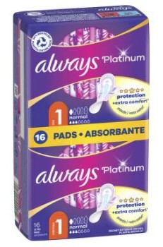 Always Platinum Normal 1 vložky 16ks