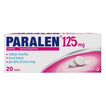 Paralen 125mg tbl.nob.20