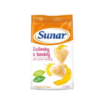 Sunar sušenky s banány 175g