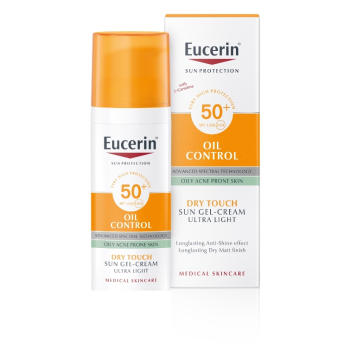 Eucerin Sun Oil Control Ochranný krémový gel na obličej SPF50+ 50ml
