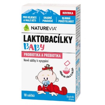 Swiss NatureVia Laktobacílky baby 10 sáčků