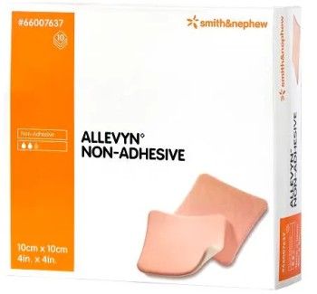 Allevyn Ag Non Adhesive krytí pěnové 10x10cm 10ks