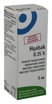 Hyabak 0.15% gtt.oph. 5ml