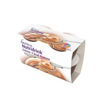 Nutridrink Creme 2 kcal Protein s příchutí čokoláda 4x200g
