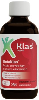 Klas BetaKlas extrakt z červené řepy, s rutinem a vitaminem C 200ml