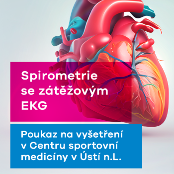 Spiroergometrie se zátěžovým EKG, konzultací s lékařem a výstupním protokolem