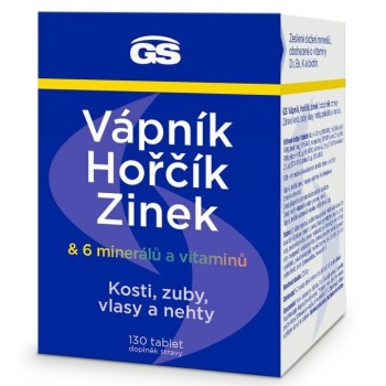 GS Vápník Hořčík Zinek 130tbl