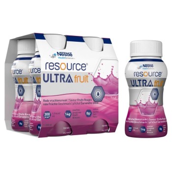 Resource Ultra Fruit Červené ovoce por.sol.4x200ml