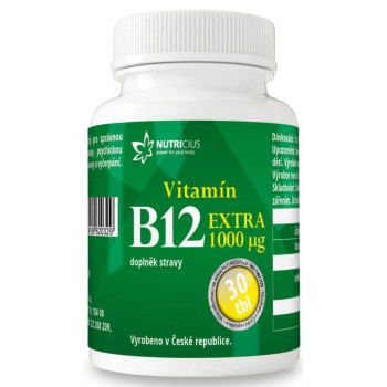 Vitamín B12 Extra 1000mcg tbl.30