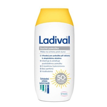 Ladival suchá pokožka mléko OF50+ 200ml