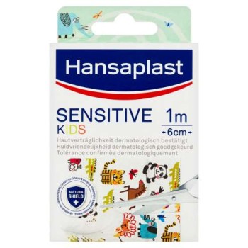 Hansaplast Sensitive Kids zvířátka náplast 1mx6cm