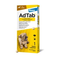 AdTab 56mg žvýkací tablety pro psy 1.3-2.5kg 1ks AdTab 56mg žvýkací tablety pro psy 1.3-2.5kg 1ks