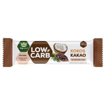 LOW CARB tyčinka kokos&kakao 40g TOPNATUR