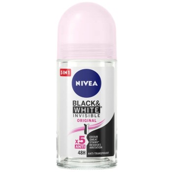 Nivea Antiperspirant Black&White Invisible Clear roll-on 50ml