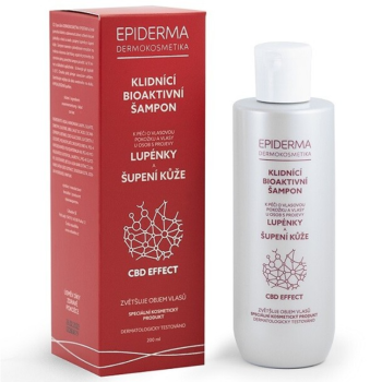 EPIDERMA bioaktivní CBD šampon při lupénce 200ml